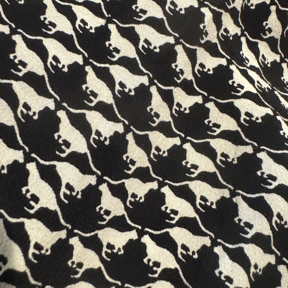 H&M Monochrome Animal Print Top - Picture 6 of 7